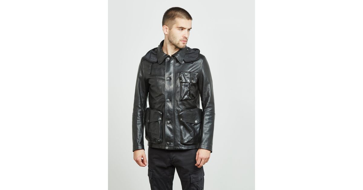 C.P. Company Millie Leather Jacket Black for Men | Lyst Canada