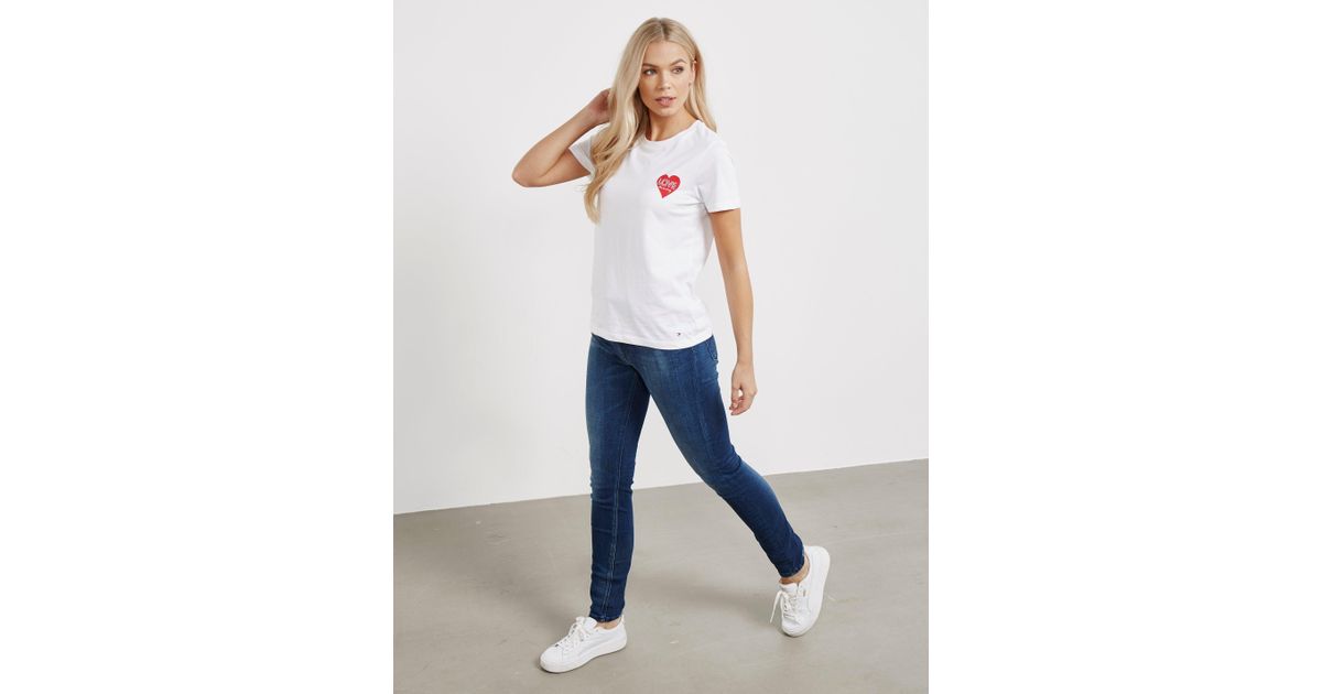 tommy hilfiger santana high rise skinny jeans
