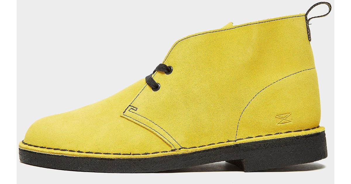 Clarks Suede Jamaica Desert Boots in Yellow for Men Lyst