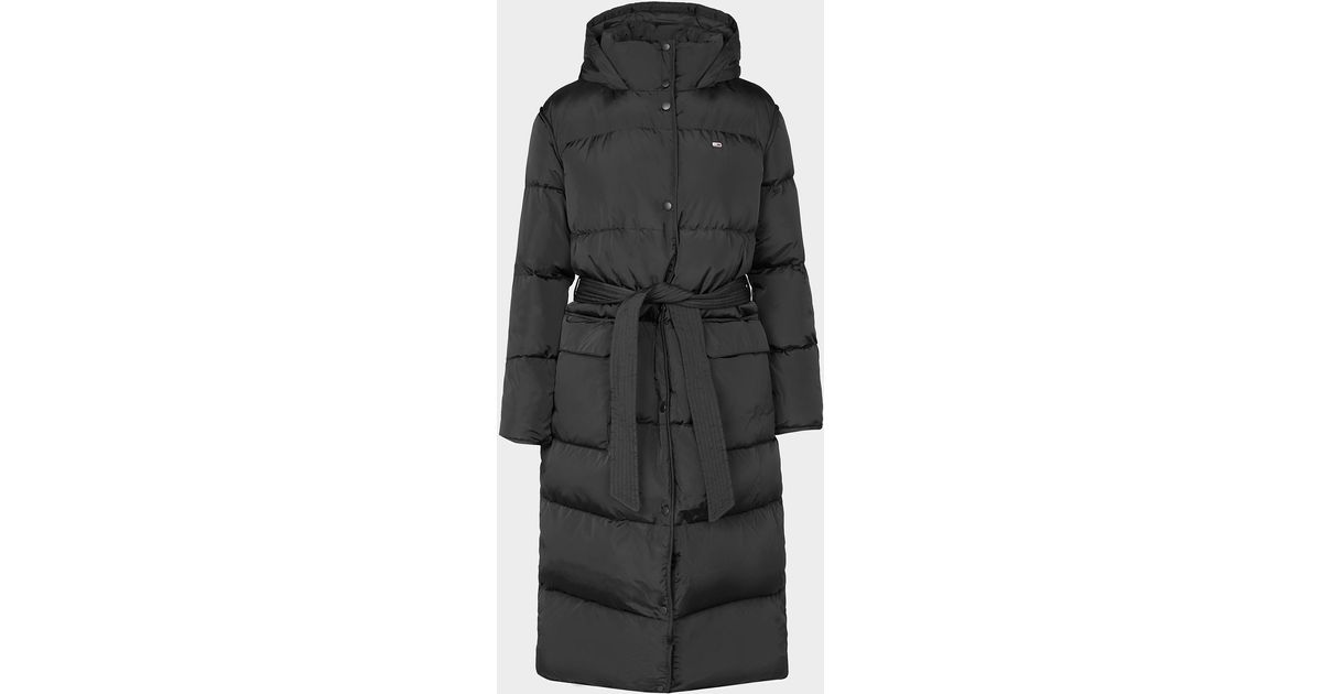 Tommy Hilfiger Denim Long Belted Coat 