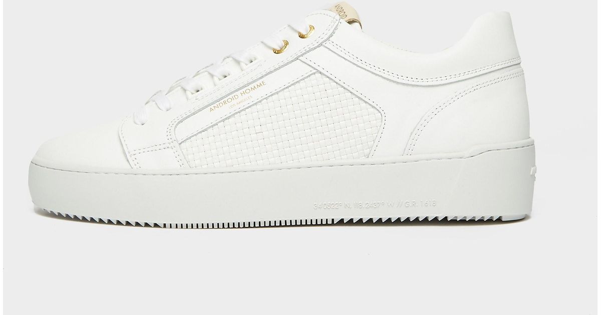 android homme venice trainers white