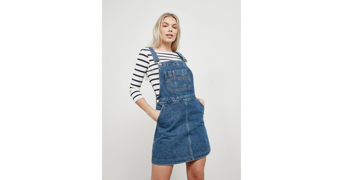 tommy dungaree dress