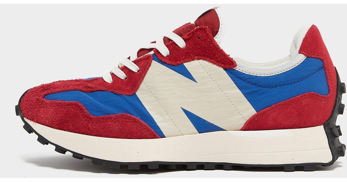 New Balance Suede 327 Trainers Multi in Blue/Red (Blue) for Men | Lyst UK
