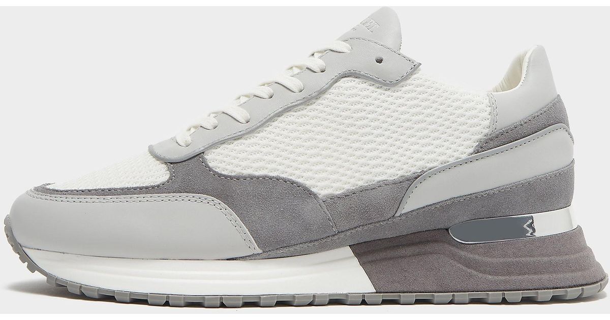 Mallet Leather Knox Python Mesh Trainers Multi in Grey/White (Gray) for