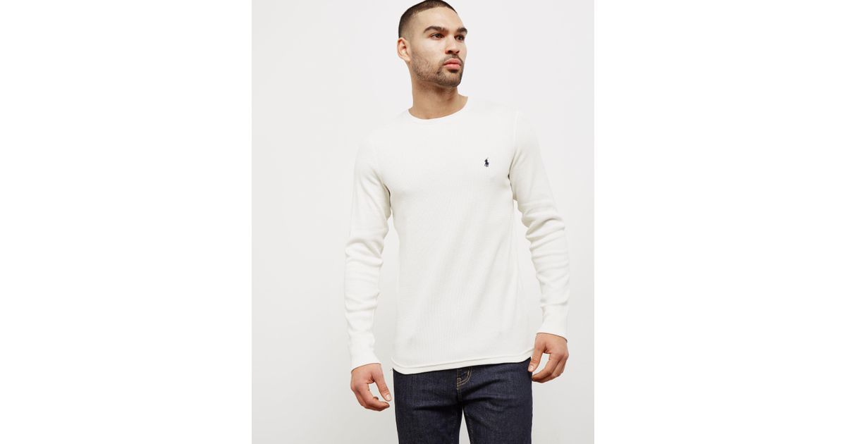 ralph lauren men's waffle shirt