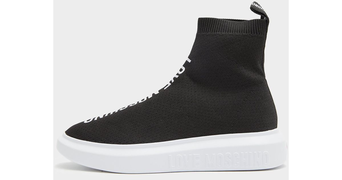 high top sock runner trainers