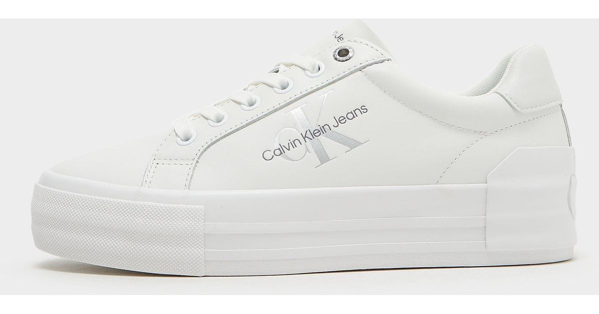 vulcanised flatform trainers