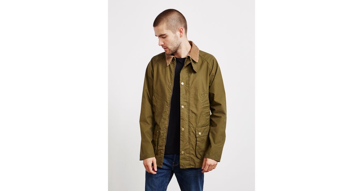 Barbour Cotton Made For Japan Garment Dyed Bedale Jacket Green for Men |  Lyst