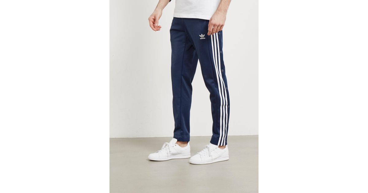 adidas navy track pants