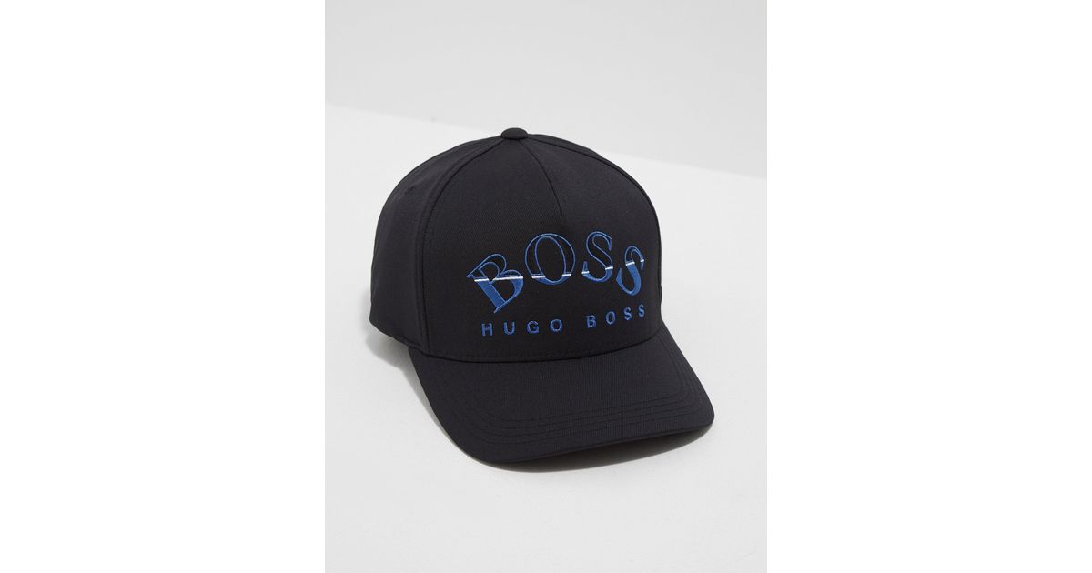 BOSS by HUGO BOSS Curved Logo Cap Black 