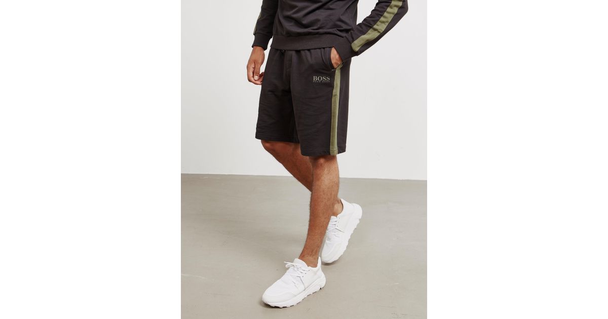 hugo boss fleece shorts