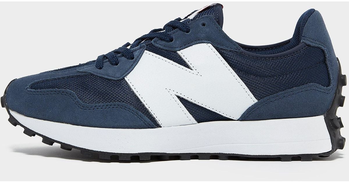 New Balance Suede 327 Trainers Multi in Navy/White (Blue) for Men | Lyst UK