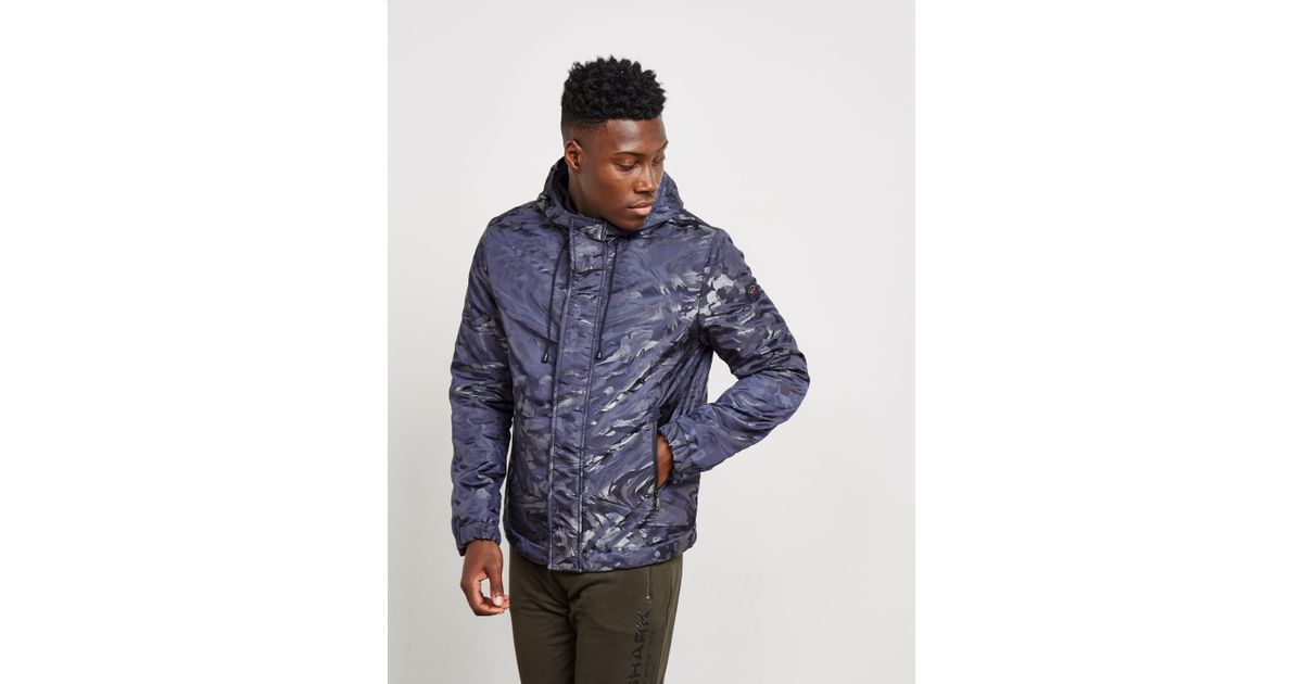 the north face shark down padded jacket camo