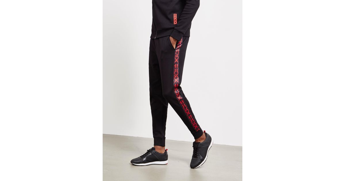 hugo daky tape fleece pants