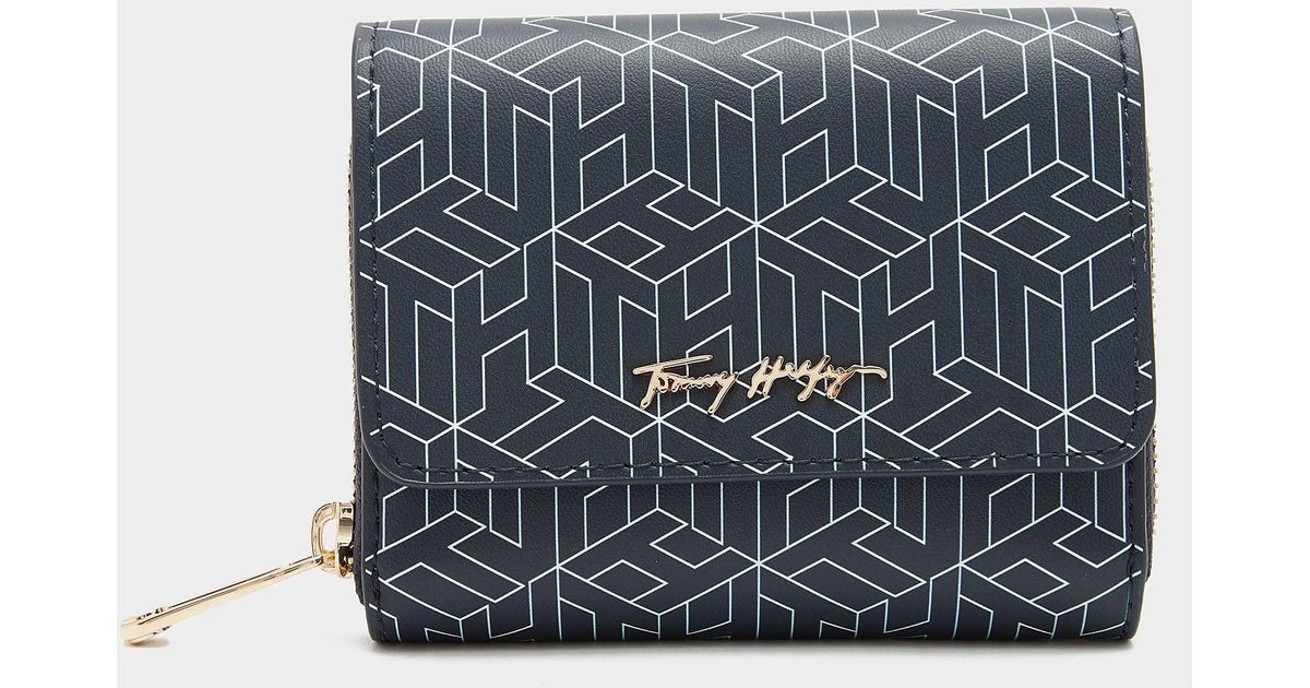 Tommy Hilfiger Denim Iconic Monogram Purse Blue Lyst Canada