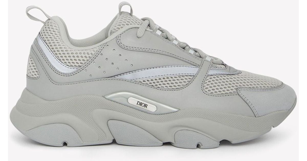 Dior B22 Pale Pink Grey - Gray - Low-top Sneakers