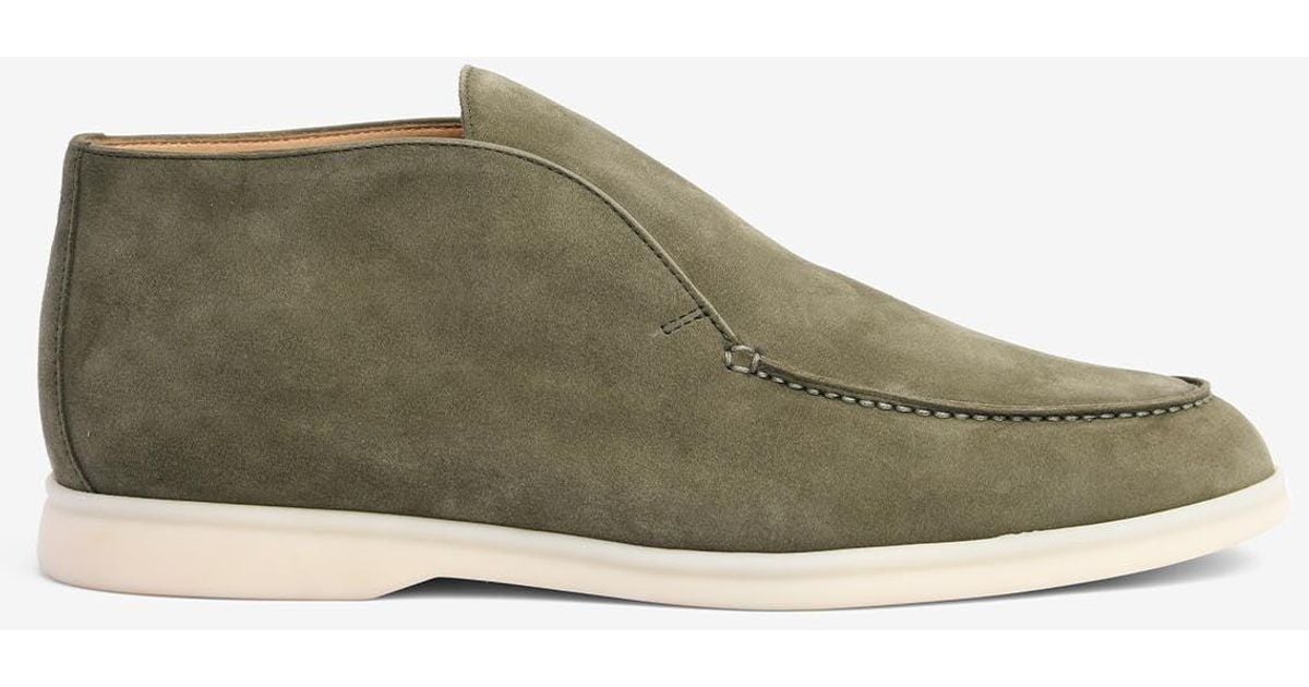 Loro Piana Open Walk Ankle Boots in Green for Men | Lyst