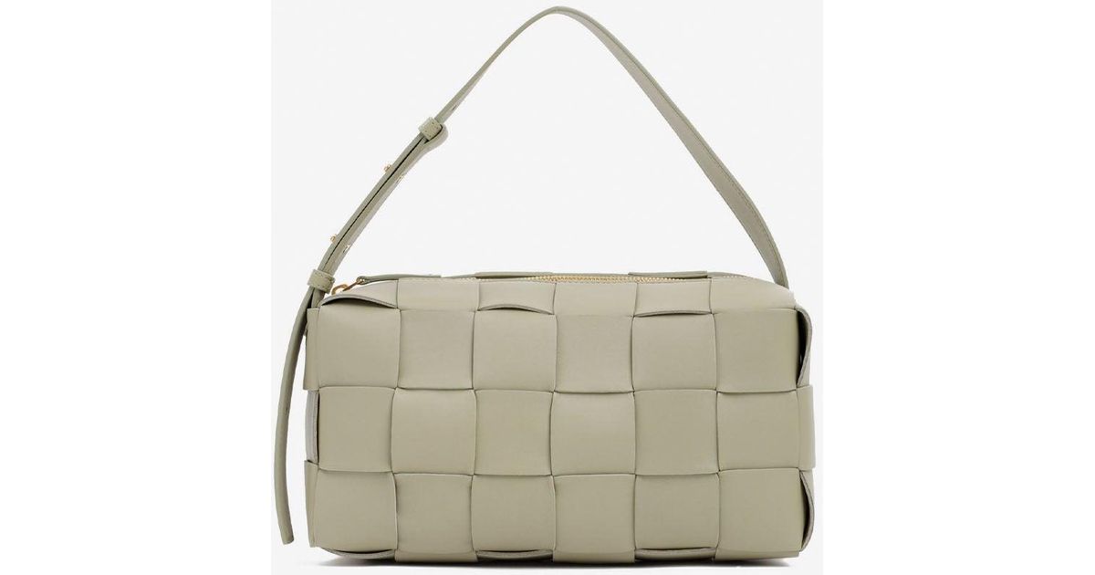 Bottega Leather Cassette Camera Bag in Green Lyst UK