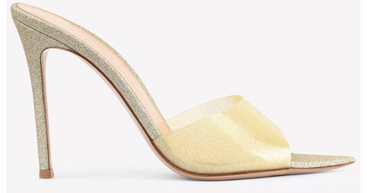 gianvito rossi gold plexi