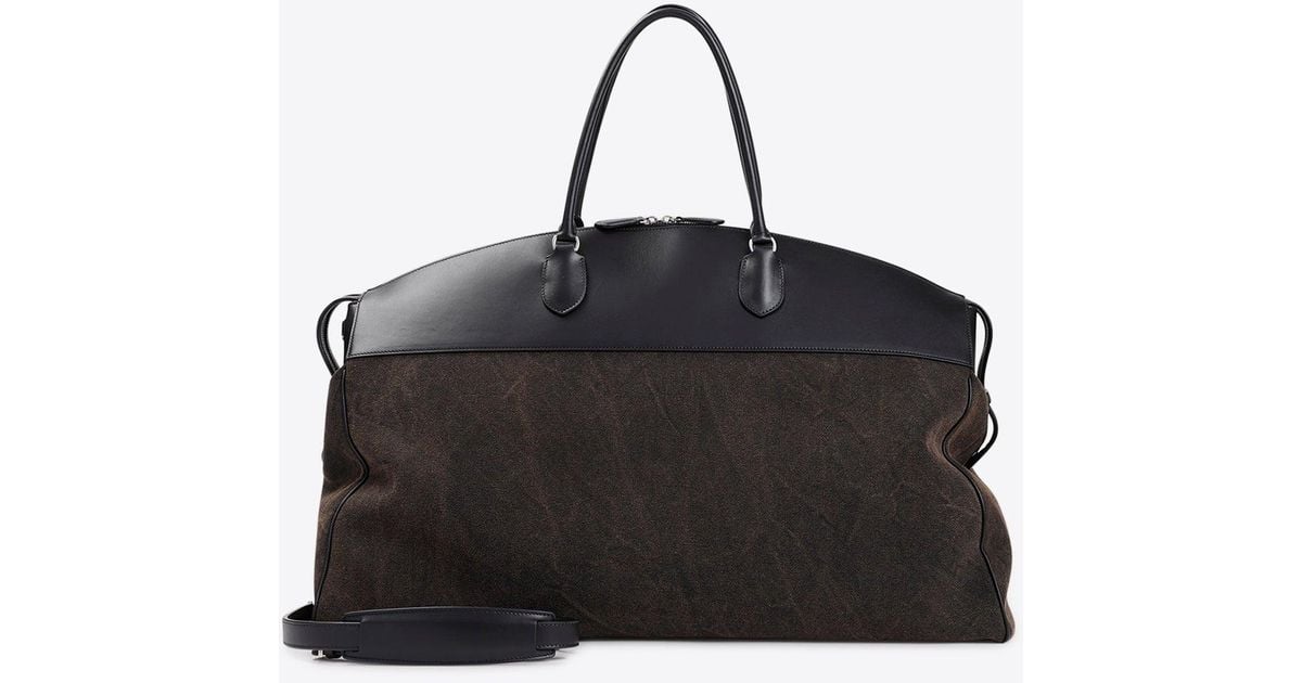 人気【The Row】バッグ！George Duffle in Leather (黒) 24678148_54795146_1000.jpg