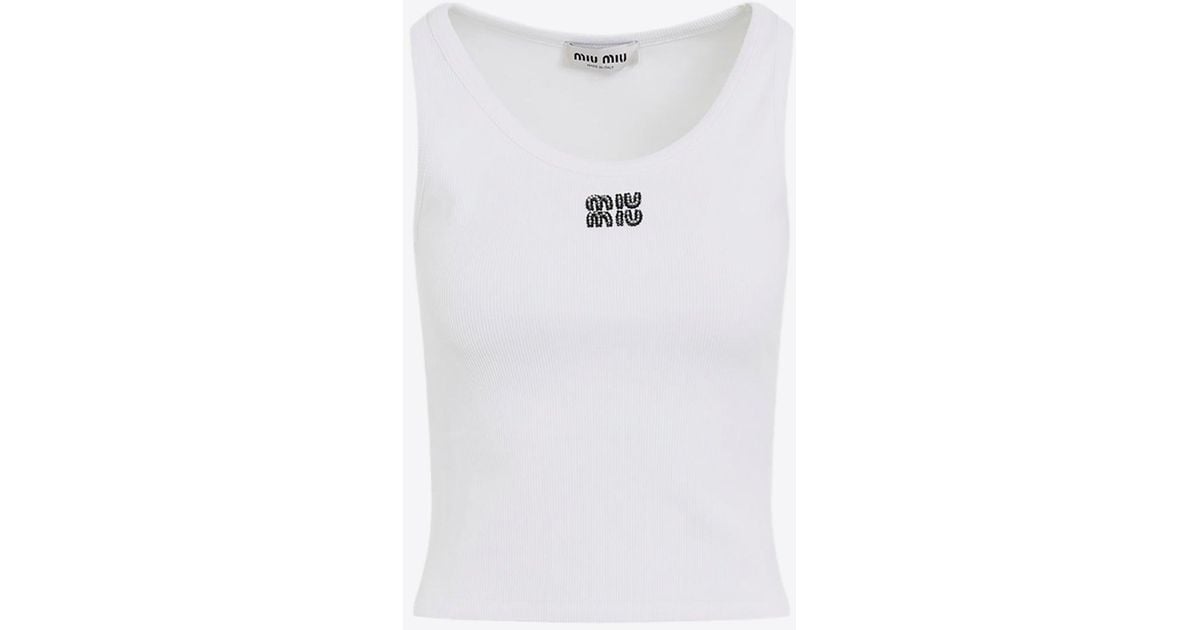 miu-miu-White-Beaded-Logo-Tank