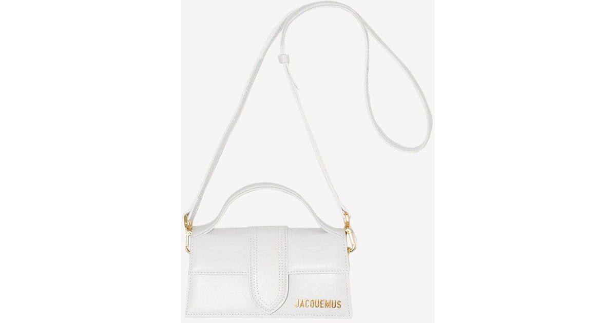 Jacquemus Le Bambino Top Handle Bag In Leather in White Lyst UK