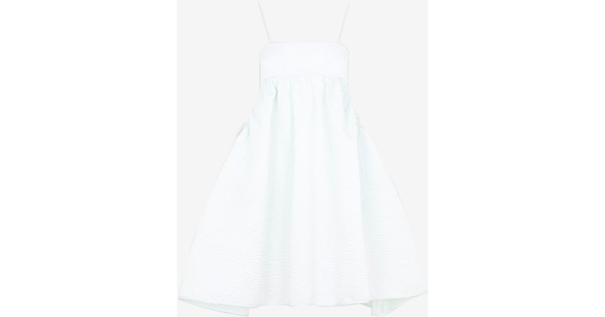 Cecilie Bahnsen Lisbeth Knee-length Dress in White | Lyst
