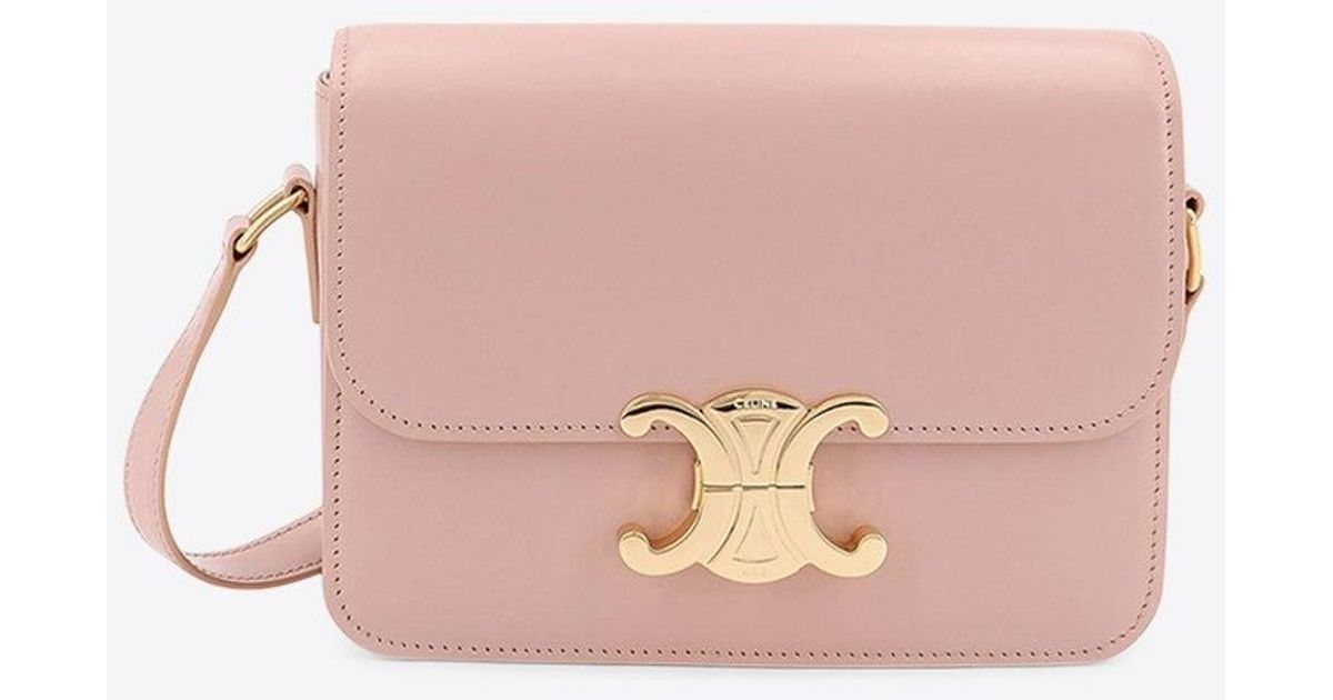 CELINE Teen Triomphe leather shoulder bag セリーヌ CELINE TEEN TRIOMPHE BAG REVIEW | Nelly M - YouTube
