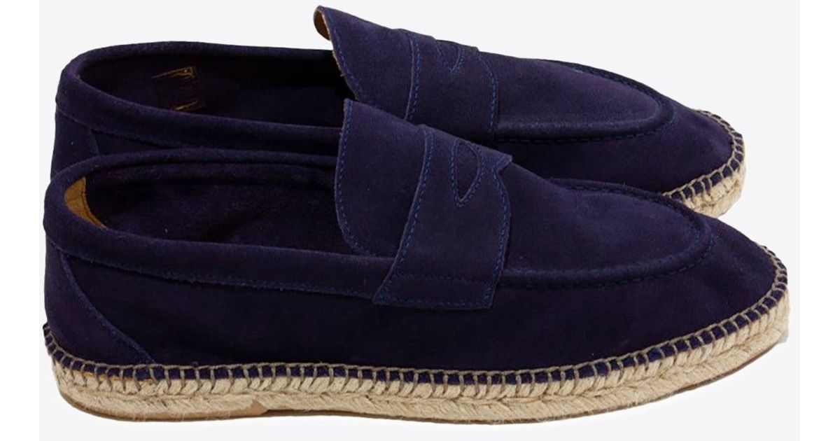 Eleventy navy suede loafers Navy blue Suede loafers Eleventy - Vitkac VC main image 4