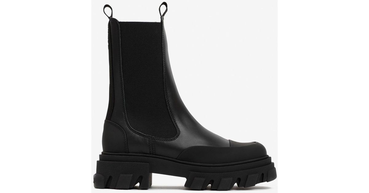 ganni calf leather