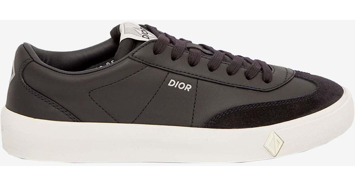 Dior B101 Low-top Leather Sneakers in Black for Men | Lyst
