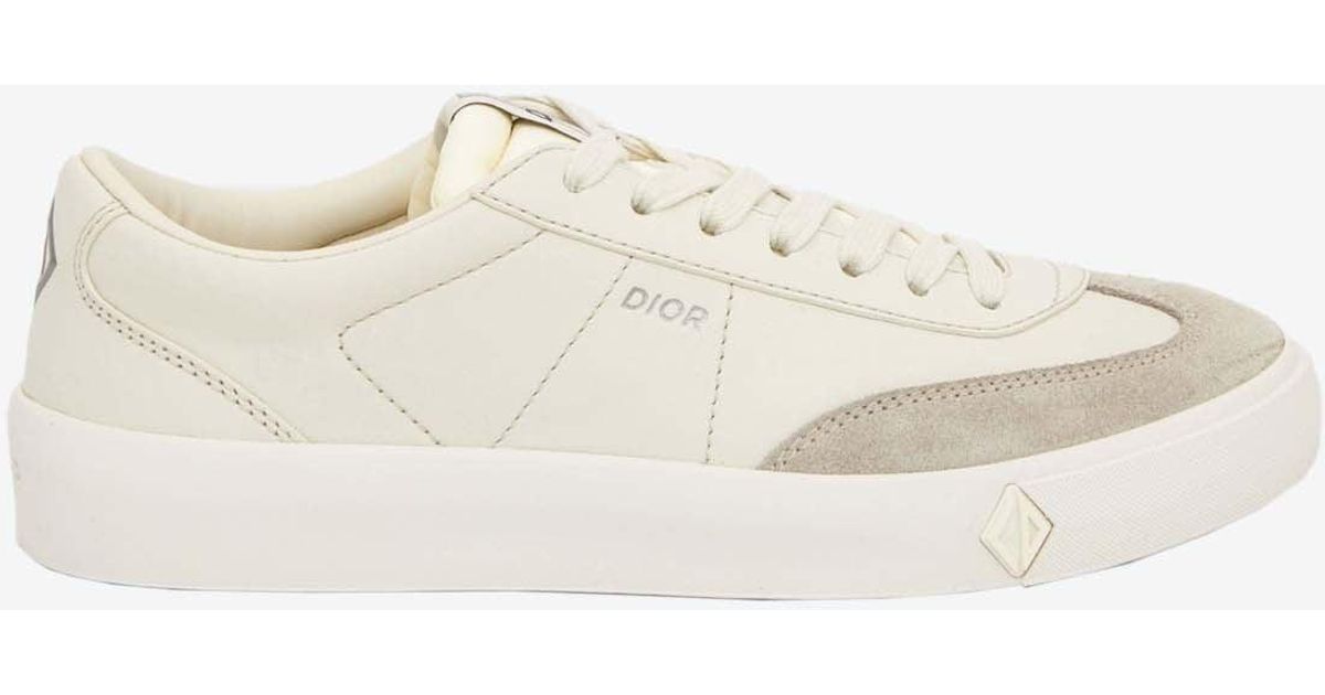 Dior B101 Low-top Leather Sneakers in White for Men | Lyst