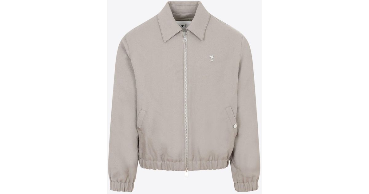 Ami wool cheap bomber
