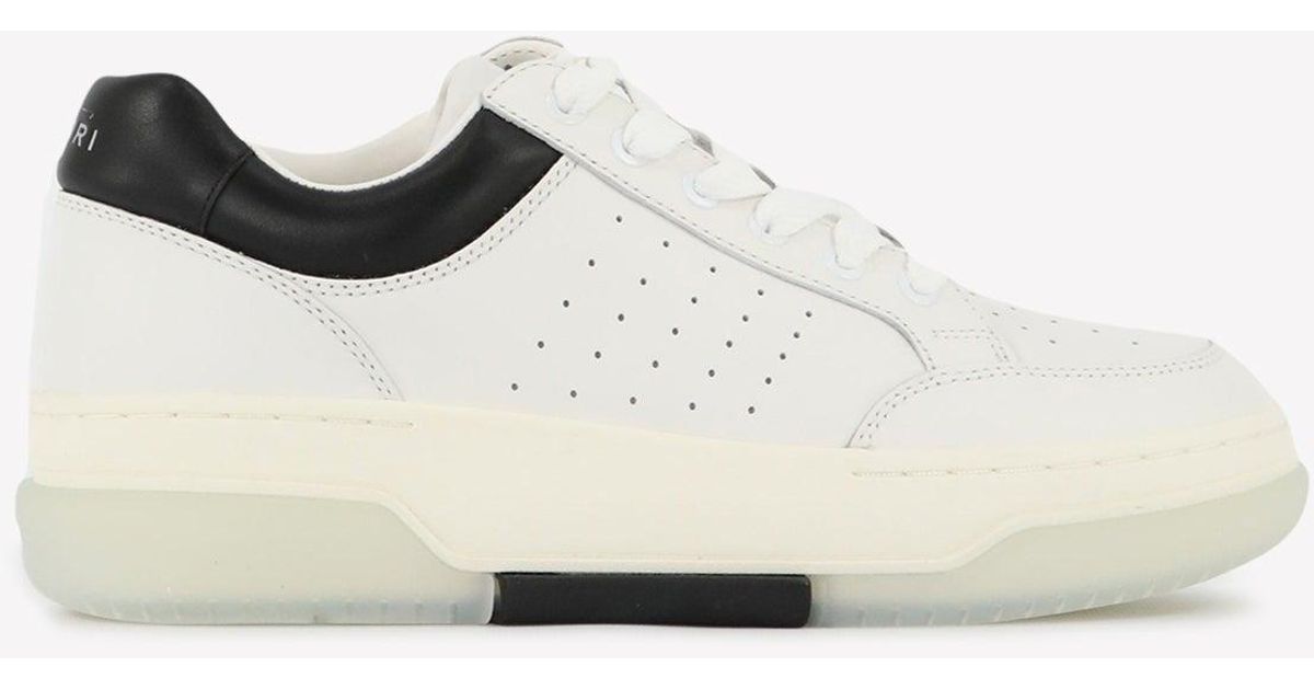 Amiri Stadium Low-top Leather Sneakers in White for Men | Lyst Canada