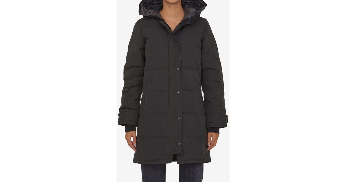Canada Goose Shelburne Kneelength Parka in Black Lyst