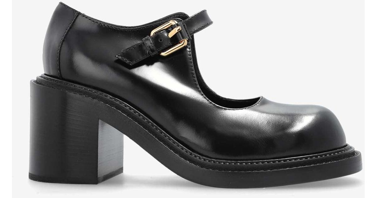 Moschino Olivia 90 Mary-Jane Pumps in White | Lyst