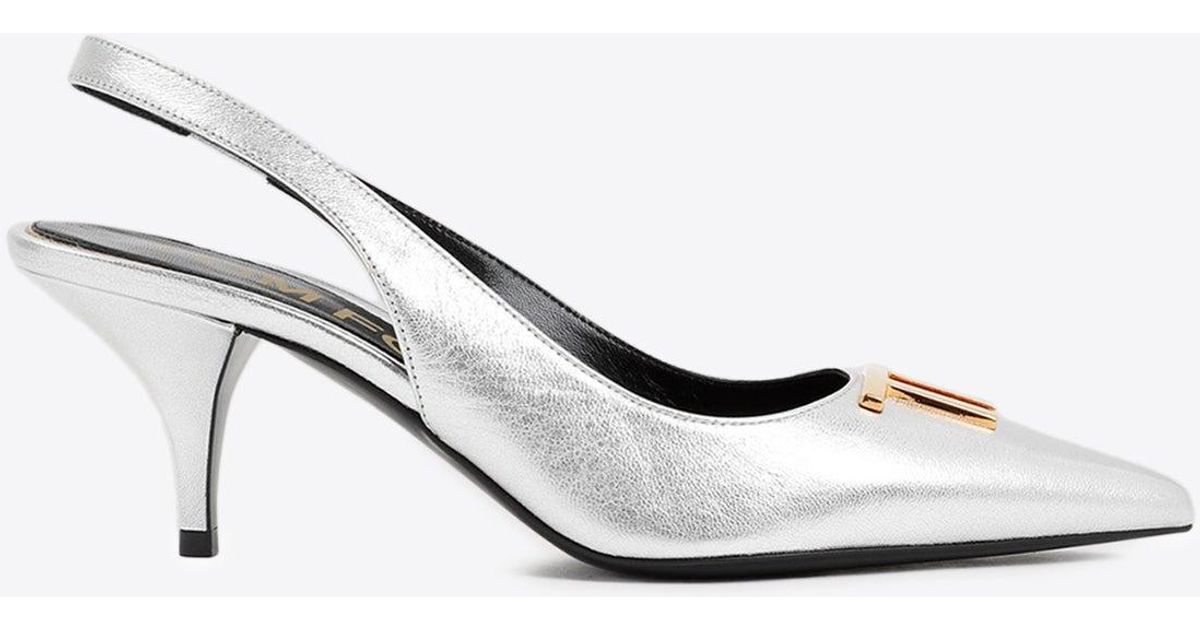 Tom ford silver clearance shoes