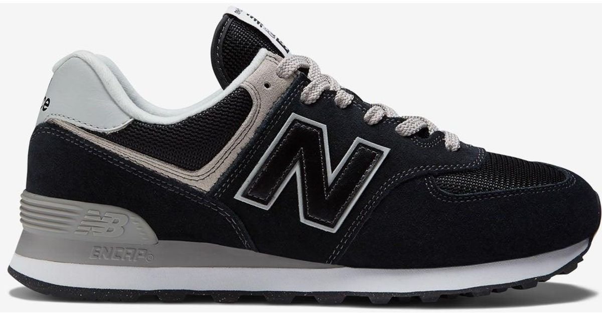 New Balance Leather 547 Core Low-top Sneakers in Black for Men | Lyst ...