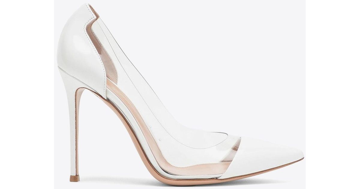 gianvito rossi plexi white