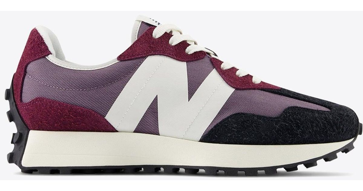 New Balance 327 Lowtop Sneakers In Nb Burgundy With Shadow for Men Lyst