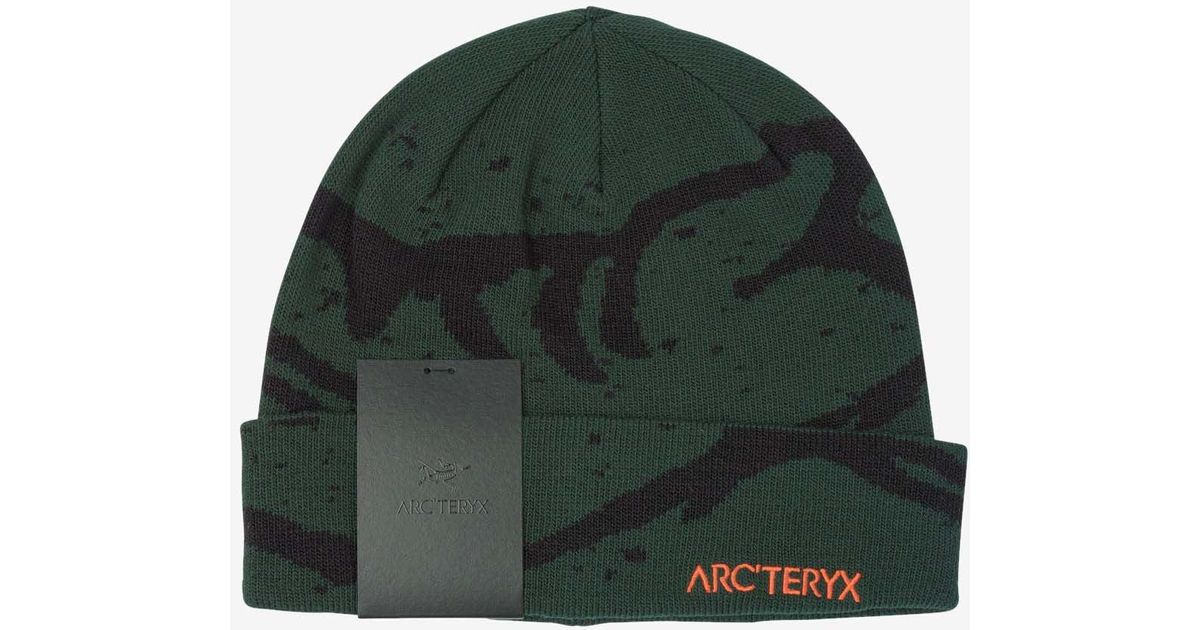 Arc'teryx Grotto Ribbed Knit Beanie in Green for Men | Lyst