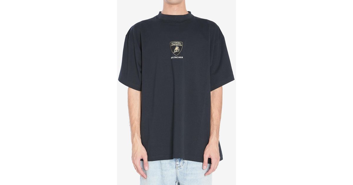 Balenciaga Automobili Lamborghini Oversized T-Shirt in Black for 