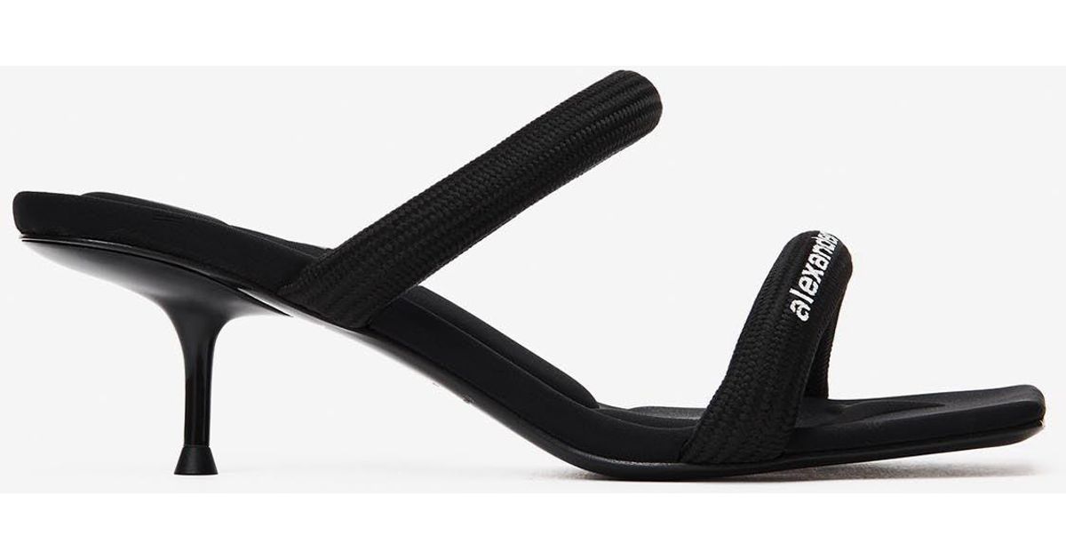 alexander wang jessie crystal slide