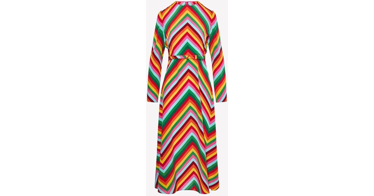 Valentino chevron dress top
