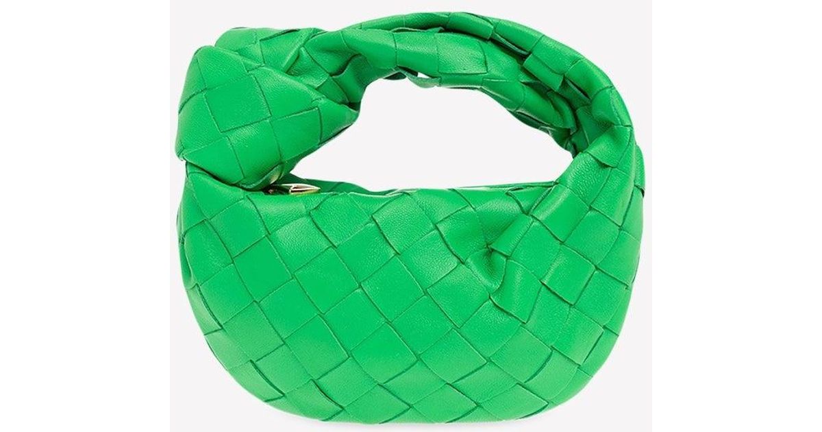 Bottega Veneta Micro Candy Jodie Top Handle Bag In Intrecciato Leather ...