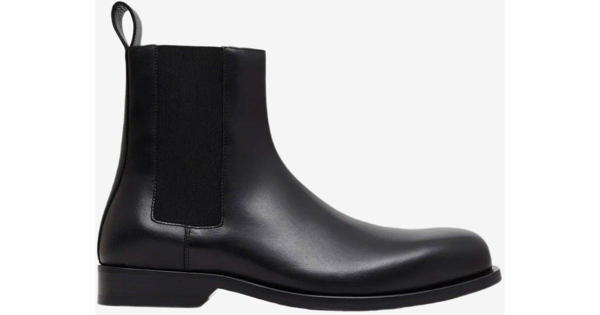 Loewe Bobine Chelsea Boots in Black for Men | Lyst