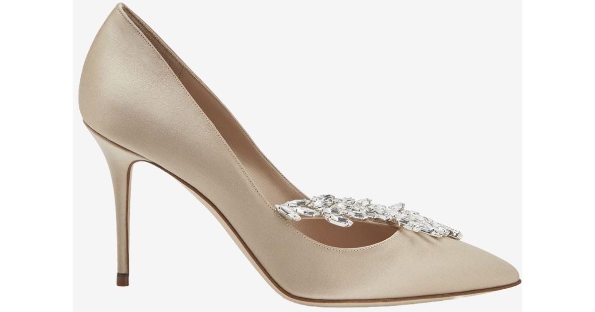 manolo blahnik nadira champagne