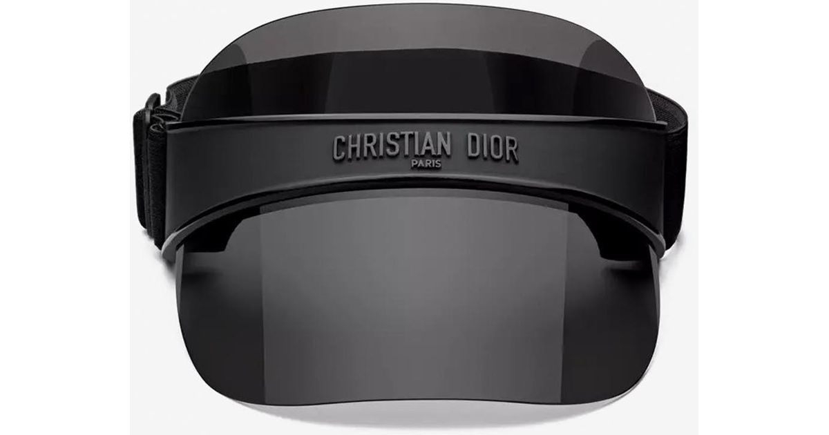 Dior Visor in Black Lyst