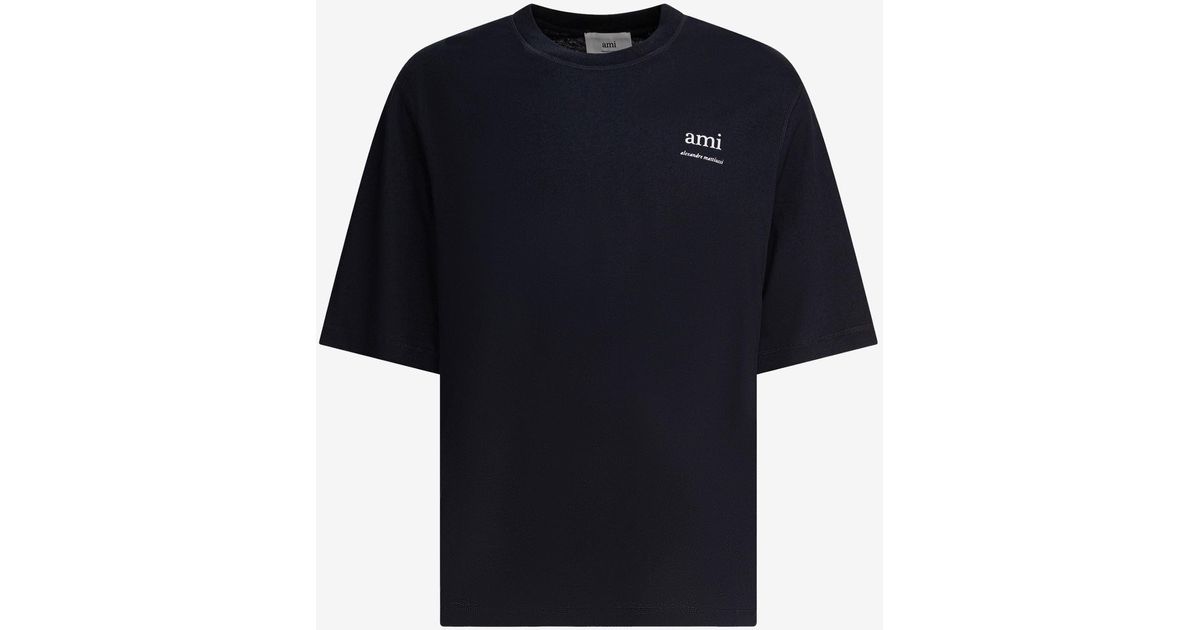 ★AMI PARIS ALEXANDRE MATTIUSSI LOGO T-SHIRT ロゴ Tシャツ ami alexandre mattiussi]AMI PARIS FRANCE TEESHIRT/WHITE