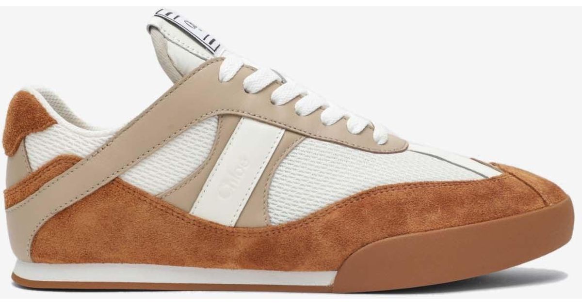 Chloé Kick Low-Top Sneakers in White | Lyst